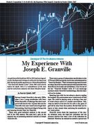 Stocks & Commodities V. 43:10 (6062): My Experience With Joseph E. Granville by Patrick Cifaldi, CMT