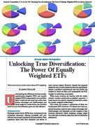Stocks & Commodities V. 43:12 (3639): Unlocking True Diversification: The Power Of Equally Weighted ETFs by Andrea Ciarrocchi