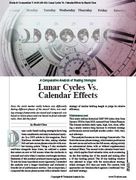 Stocks & Commodities V. 44:01 (60�62): Lunar Cycles Vs. Calendar Effects by Hanlei Chen