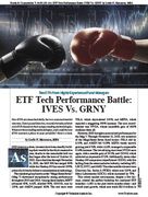 Stocks & Commodities V. 44:02 (38�44): ETF Tech Performance Battle: IVES Vs. GRNY by Leslie N. Masonson, MBA