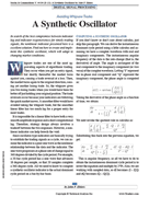 Stocks & Commodities V. 44:04 (8�15): A Synthetic Oscillator by John F. Ehlers