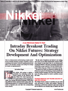 Stocks & Commodities V. 44:05 (32�36): Intraday Breakout Trading On Nikkei Futures: Strategy Development And Optimization by Andrea Unger