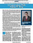 Stocks & Commodities V. 44:07 (32�42): Interview: A Conversation With Milton W. Berg by Leslie N. Masonson