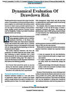 Stocks & Commodities V. 44:09 (8�17): Dynamical Evaluation Of Drawdown Risk by Gaetano Di Prima and Fabio Baruffa, PhD