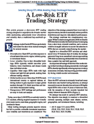 Stocks & Commodities V. 44:10 (8�19, 35): A Low-Risk ETF Trading Strategy by Markos Katsanos