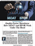 Stocks & Commodities V. 44:10 (28�34, 23): Quality-Factor Showdown: How MOAT And BFOR Work Under The Hood by Leslie N. Masonson, MBA