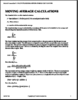 V.10:6 (275-278): SIDEBAR: MOVING AVERAGE CALCULATIONS