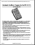 V. 2:5 (167-168): Stochastic Oscillator Program for the HP-41C(V) by Dr. Charles F. Johnson, M.D.