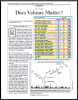 V. 22:6 (18-22): Does Volume Matter? by Thomas N. Bulkowski