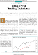 V. 26:10 (14-22): Three Trend Trading Techniques by Rob Booker