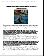V.6:11 (416-421): Patterns that detect stock market reversals by Bill Ohama and Melanie Bowman