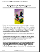 V.9:8 (338-340): Using Options In Risk Management by Robert J. Hamilton