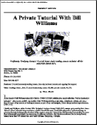 V13 (634-637): PR: A Private Tutorial with Bill Williams by Thom Hartle