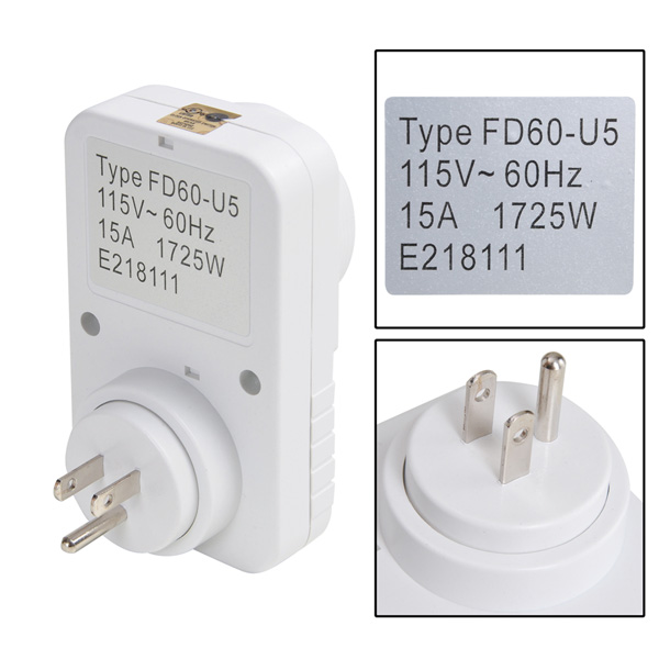 Programmable Indoor Digital Timer Switch UL Listed