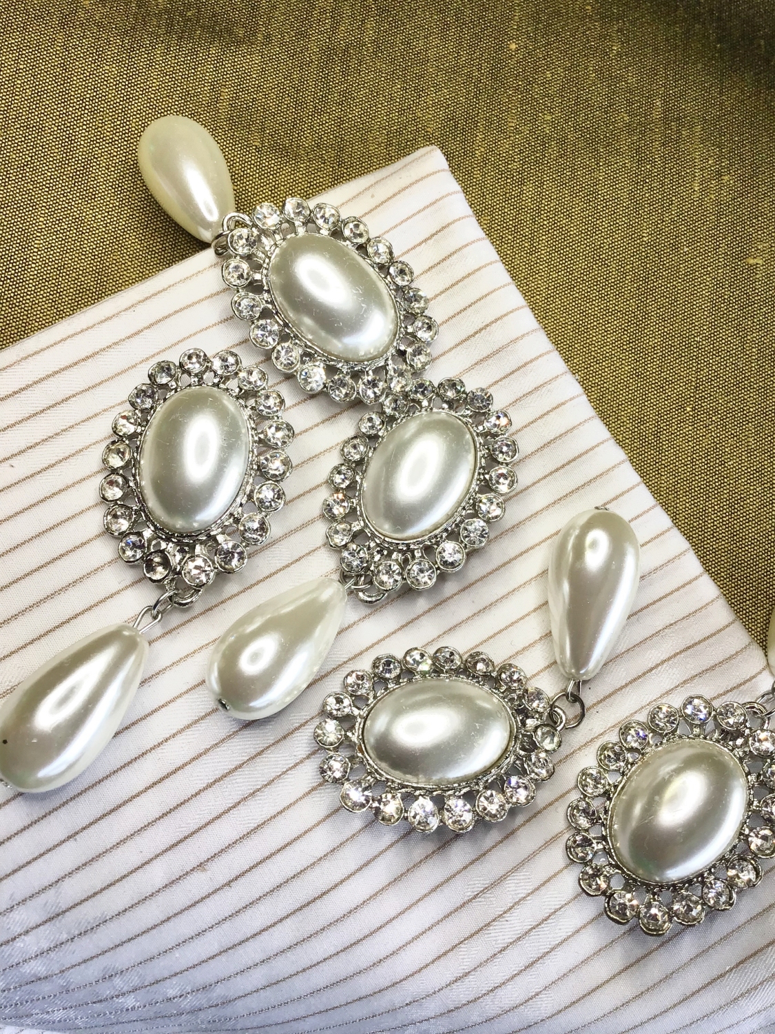 ☆TATIANA☆ 3 set pearl mix brooch set SE0139 15mm Grey Tahitian South Sea Pearl Octopus Brooch or Pendant