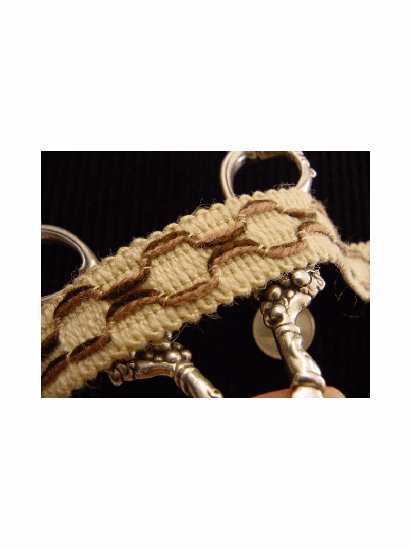 Brown Natural Jute Braid Trim Made in Italy Vintage Braided Upholstery Trim