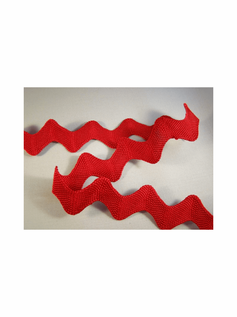 Red Ric Rac Trim