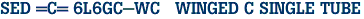 SED =C= 6L6GC-WC WINGED C SINGLE TUBE