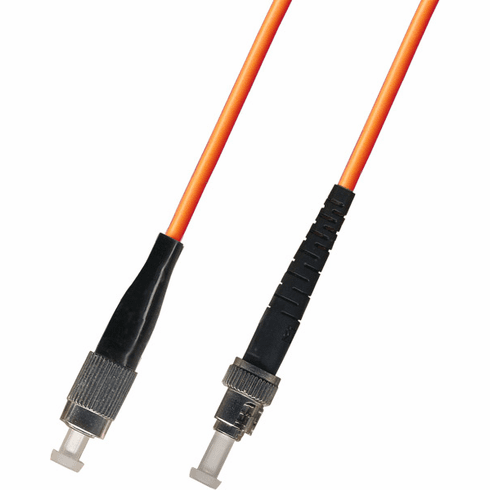 0.3m ( 1FT ) FC-ST Simplex Multimode Fiber Optic Cable 62.5/125 LSZH