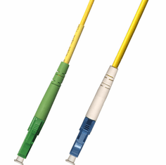 0.3M (1FT) LC APC to LC UPC Simplex Singlemode Fiber Optic Cable 9/125