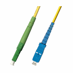 0.3M (1FT) LC APC to SC UPC simplex Singlemode Fiber Optic Cable 9/125