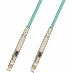 0.3m ( 1FT ) LC-LC Simplex Multimode Fiber Optic Cable 50/125 10 Gigabit Plenum (10GB)