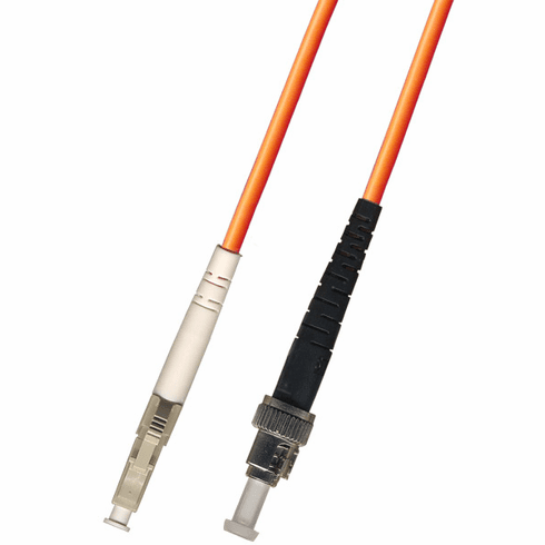 0.3m ( 1FT ) LC-ST Simplex Multimode Fiber Optic Cable 62.5/125 LSZH