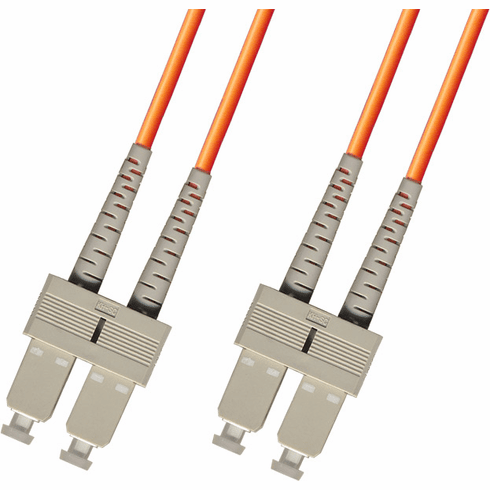 0.3m ( 1FT ) SC-SC Duplex Multimode Fiber Optic Cable 50/125 Indoor/Outdoor