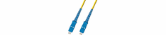 0.3m ( 1FT ) SC-SC Simplex Singlemode Fiber Optic Cable 9/125 LSZH