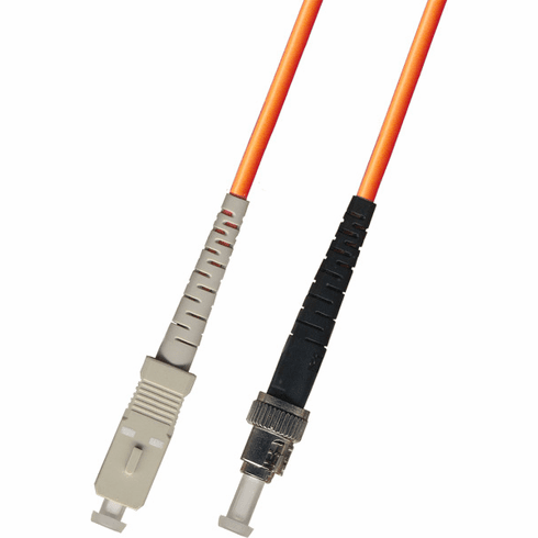 0.3m ( 1FT ) SC-ST Simplex Multimode Fiber Optic Cable 62.5/125 LSZH