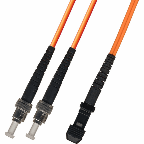 0.3m ( 1FT ) ST-MTRJ Duplex Multimode Fiber Optic Cable 50/125 Indoor/Outdoor