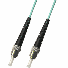 0.3m ( 1FT ) ST-ST Simplex Multimode Fiber Optic Cable 50/125 10 Gigabit Plenum (10GB)