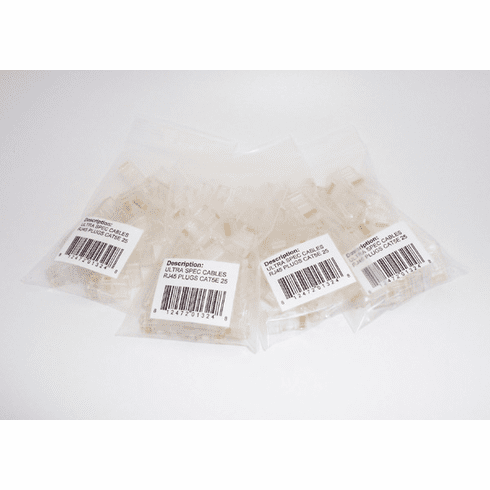 1000 RJ45 ENDS MODULAR PLUGS CAT5E ETHERNET CABLE END CONNECTORS