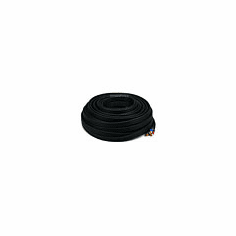 100ft 18AWG CL2 Premium 3-RCA Component Video Coaxial Cable (RG-6/U) - Black