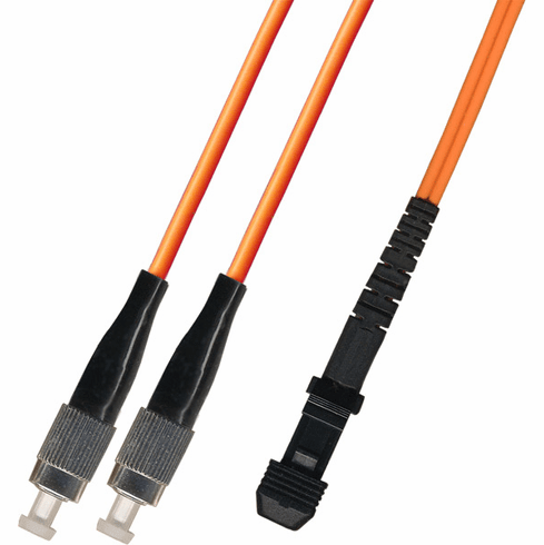 100M FC-MTRJ Duplex Multimode Fiber Optic Cable 50/125 Indoor/Outdoor