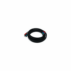 10ft 22AWG 3-RCA Component Video Coaxial Cable (RG-59/U) - Black