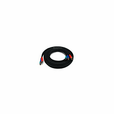 12ft 22AWG 3-RCA Component Video Coaxial Cable (RG-59/U) - Black