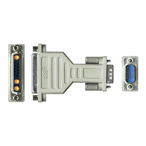 13W3f - HD15m Adapter, C Sync