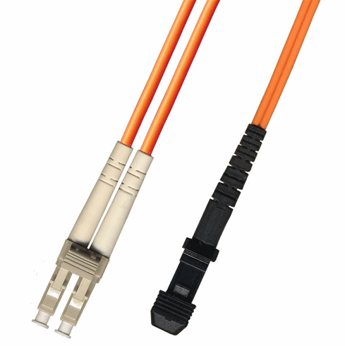 15M LC-MTRJ Duplex Multimode Fiber Optic Cable 62.5/125 Riser