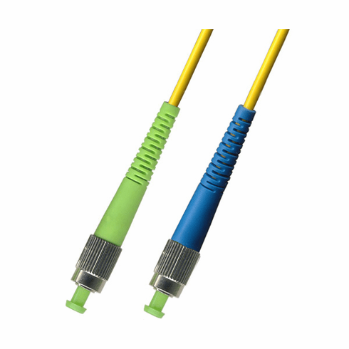 1M FC APC to FC UPC Simplex Singlemode Fiber Optic Cable 9/125