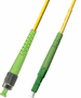 1M FC APC to LC APC Simplex Singlemode Fiber Optic Cable 9/125