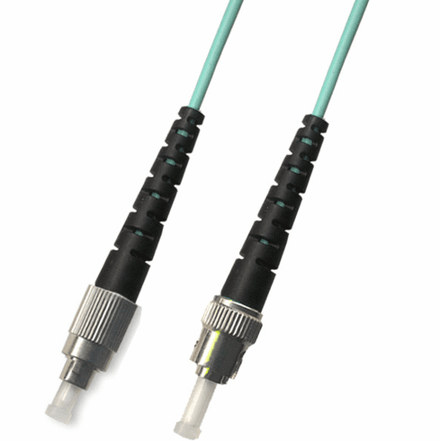 1M FC-ST Simplex Multimode Fiber Optic Cable 50/125 10 Gigabit Riser (10GB)