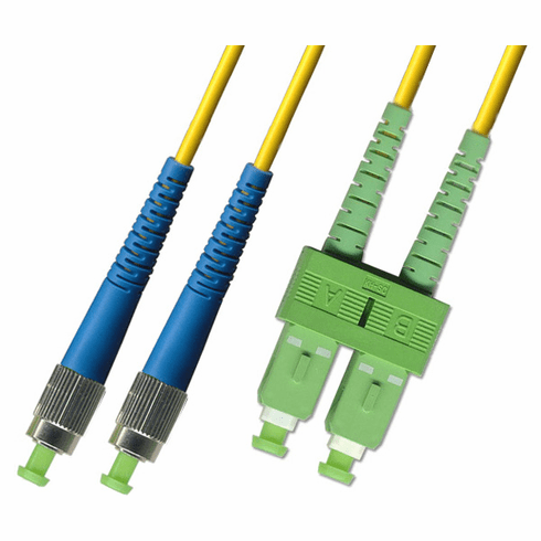 1M FC UPC to SC APC Duplex Singlemode Fiber Optic Cable 9/125