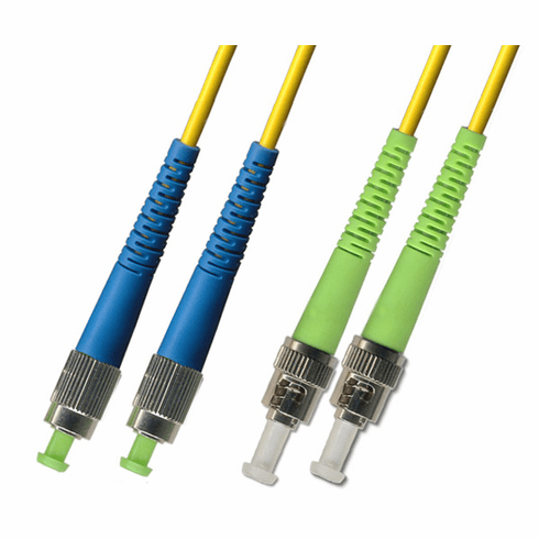 1M FC UPC to ST APC Duplex Singlemode Fiber Optic Cable 9/125