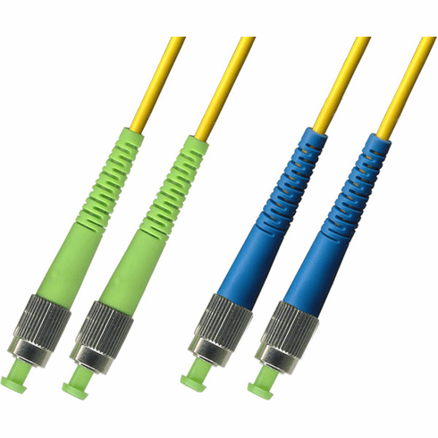 25M FC APC to FC UPC Duplex Singlemode Fiber Optic Cable 9/125