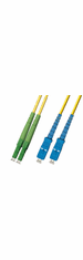 2M LC APC to SC UPC Duplex Singlemode Fiber Optic Cable 9/125