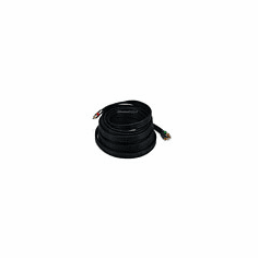 35ft 18AWG CL2 Premium 3-RCA Component Video Coaxial Cable (RG-6/U) - Black