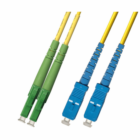 35M LC APC to SC UPC Duplex Singlemode Fiber Optic Cable 9/125