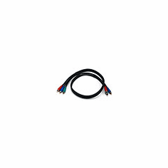 3ft 22AWG 3-RCA Component Video Coaxial Cable (RG-59/U) - Black