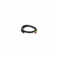 3ft S-Video|3.5mm Stereo to Composite RCA|RCA Stereo Combo 22AWG Cable (Gold Plated)